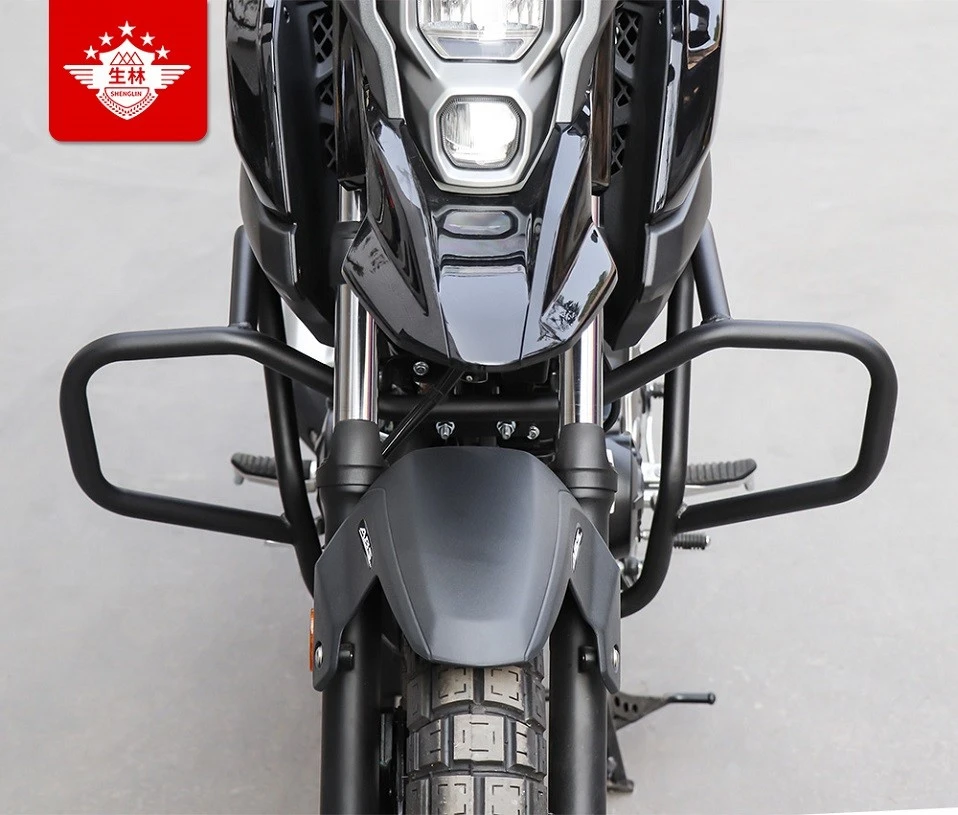HAOJUE DL150 BLACK HIGH STRENGTH CARBON STEEL CRASH BAR