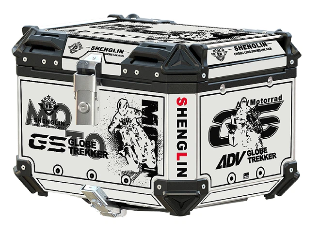X7 ALUMINUM DECAL 50L TOP CASE
